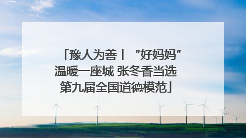 豫人为善丨“好妈妈”温暖一座城 张冬香当选第九届全国道德模范
