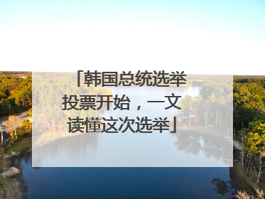韩国总统选举投票开始，一文读懂这次选举