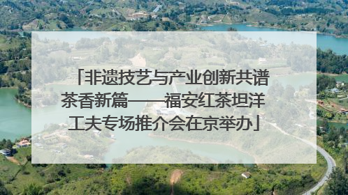 非遗技艺与产业创新共谱茶香新篇——福安红茶坦洋工夫专场推介会在京举办