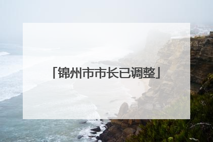 锦州市市长已调整
