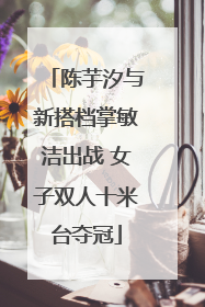 陈芋汐与新搭档掌敏洁出战 女子双人十米台夺冠
