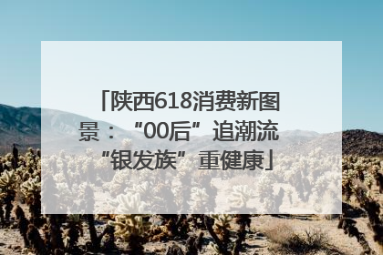 陕西618消费新图景：“00后”追潮流 “银发族”重健康