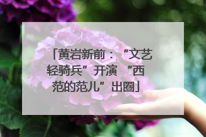 黄岩新前：“文艺轻骑兵”开演 “西范的范儿”出圈