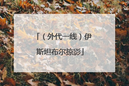 （外代一线）伊斯坦布尔掠影