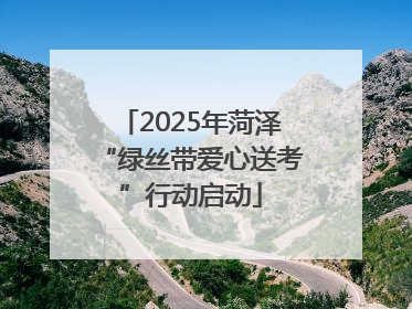2025年菏泽“绿丝带爱心送考”行动启动