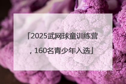 2025武网球童训练营，160名青少年入选