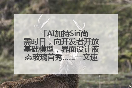 AI加持Siri尚需时日，向开发者开放基础模型，界面设计液态玻璃首秀……一文速览苹果WWDC