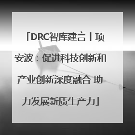 DRC智库建言丨项安波：促进科技创新和产业创新深度融合 助力发展新质生产力